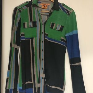 TORY BURCH button up blouse